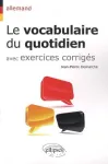 Le vocabulaire du quotidien