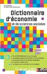 Dictionnaire d'économie et de sciences sociales