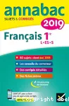 Annabac 2019 Français 1re L-ES-S