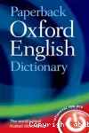 Paperback Oxford English dictionary