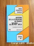 Histoire de la littérature au XVIIe siècle