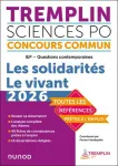 Tremplin Sciences po : les solidarité, le vivant, 2026