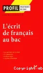 L'écrit de français au bac