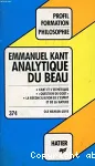 Analytique du beau