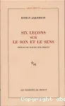 Six leçons sur le son et le sens