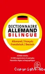 Dictionnaire de poche allemand bilingue : allemand/français-französisch/deutsch