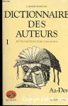 Dictionnaire biographique des auteurs de tous les temps et de tous les pays. 1 : Aa- Des