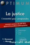 Concours commun des IEP 2013 La justice : l'essentiel pour comprendre