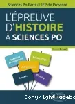 L'épreuve d'histoire à Sciences Po