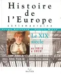 Histoire de l'Europe contemporaine. Le XIXe siècle de 1815 à 1919