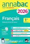 Annabac 2026 Français 1ère générale : sujets & corrigés